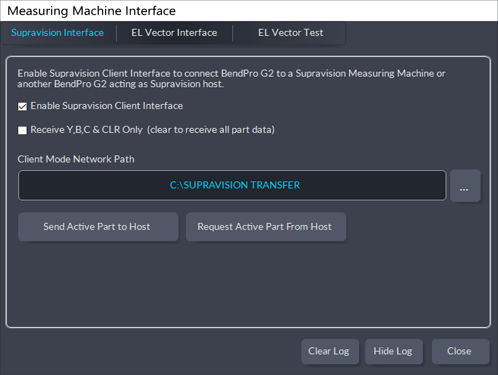 BendPro CMM Software Supravision Eaton Leonard Vector